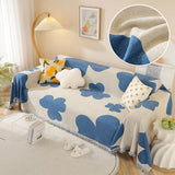 Printed Blanket Soft Sofa Cover Washable Non-slip Slipcover