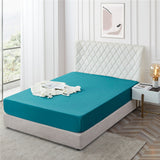 Simple Style Solid Color Bed Sheet Fitted