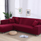 Solid slipcovers Elastica Couch Sofa Skin Protector