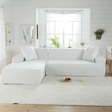 Solid slipcovers Elastica Couch Sofa Skin Protector