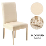 Stretch Jacquard Spandex Slipcover Chair Cover