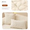 Thick Cotton Fleece Sofa Protector Non-Slip Jacquard Couch Cover