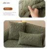 Thick Cotton Fleece Sofa Protector Non-Slip Jacquard Couch Cover