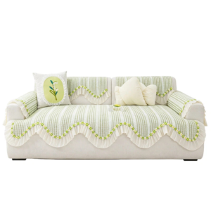 Chenille Sofa Cover Cushion, Soft Breathable Non Slip Couch Cover